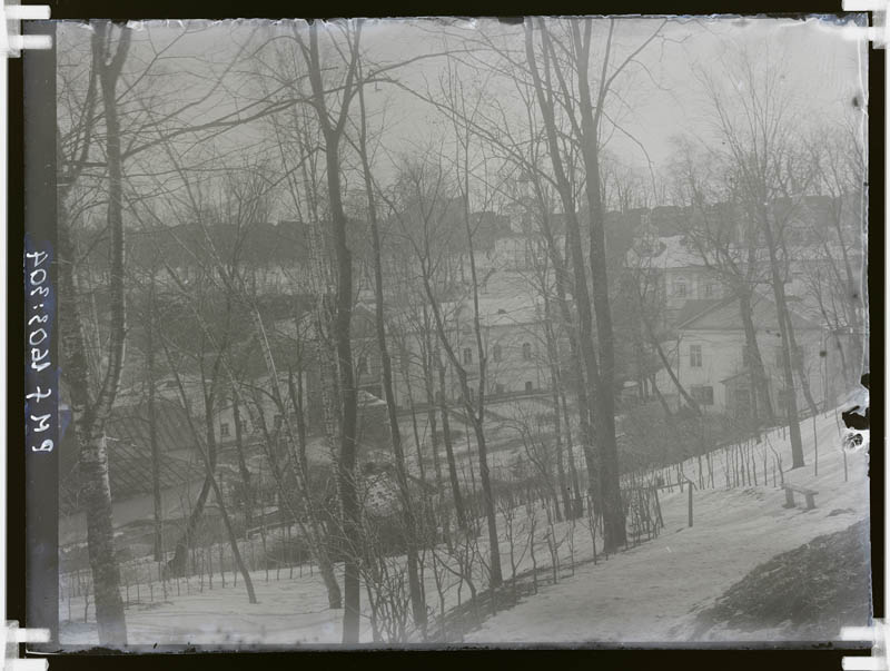 klaasnegatiiv, vaade linnale 1920-ndad a.