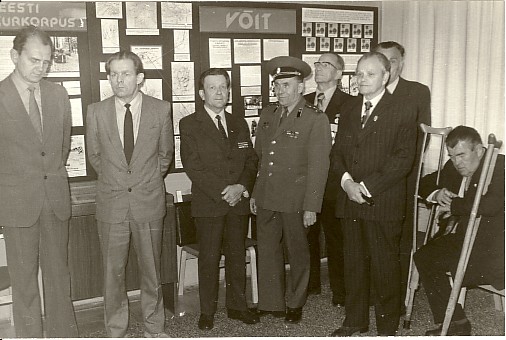 foto, Lahingukuulsuse toa avamine Paides 1984.a.