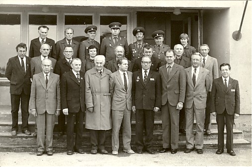 foto, Lahingukuulsuse toa avamine Paides 1984.a.