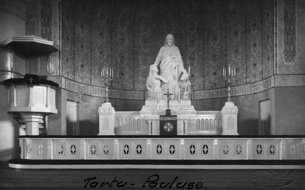 Tartu Pauluse kirik, altar. 1931.