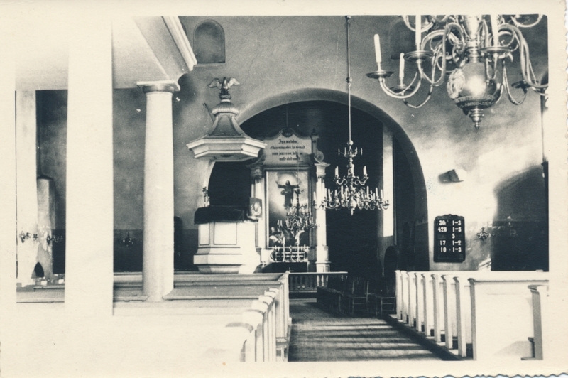foto, Viljandi, Jaani kirik, altar, pingid, u 1925