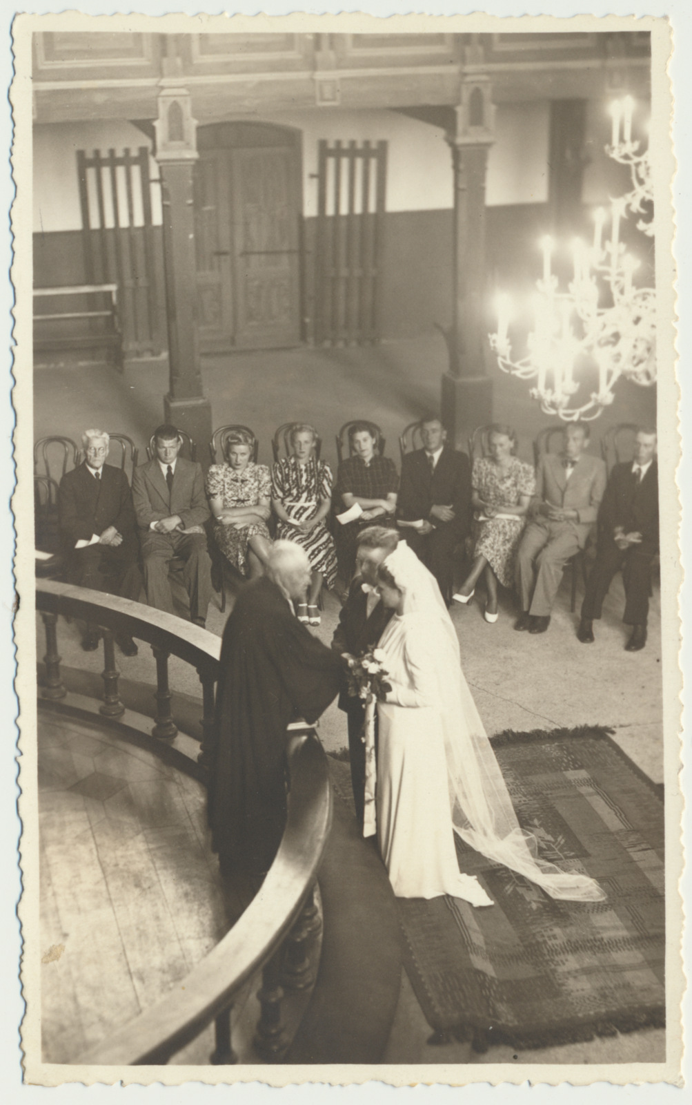 foto, J.Luiki laulatus Pauluse kirikus, 1940.a.