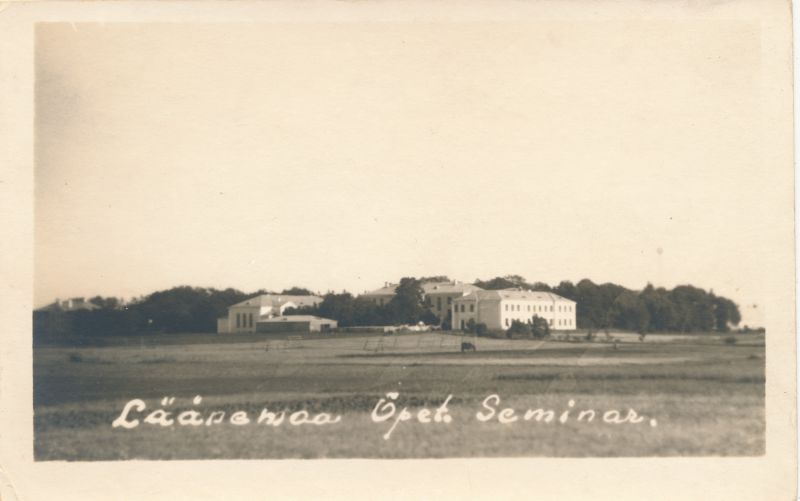 Foto. Läänemaa Õpetajate Seminari hooned, 1932.