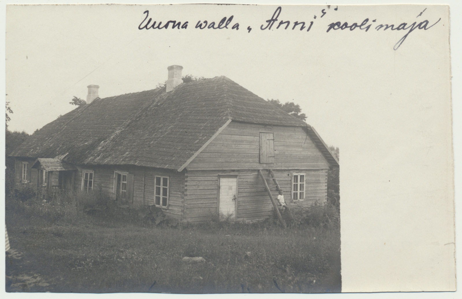 foto Viljandi khk Uusna vald, Anni koolimaja u 1925