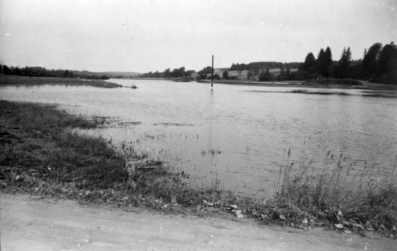 The flood of the Danassilma River in July 1962 Tusti above Viljandimaa