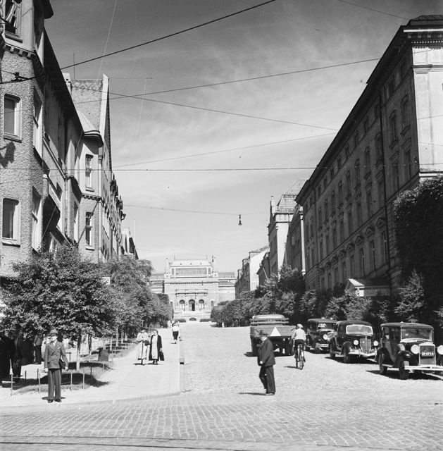 View from Turku Aurakadult, from the street, Turku Art Museum