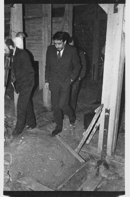 Kultuuritegelaste visiit Rakveresse; Rakvere Teatri pööning enne remonti