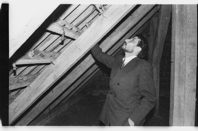 Kultuuritegelaste visiit Rakveresse; Rakvere Teatri pööning enne remonti