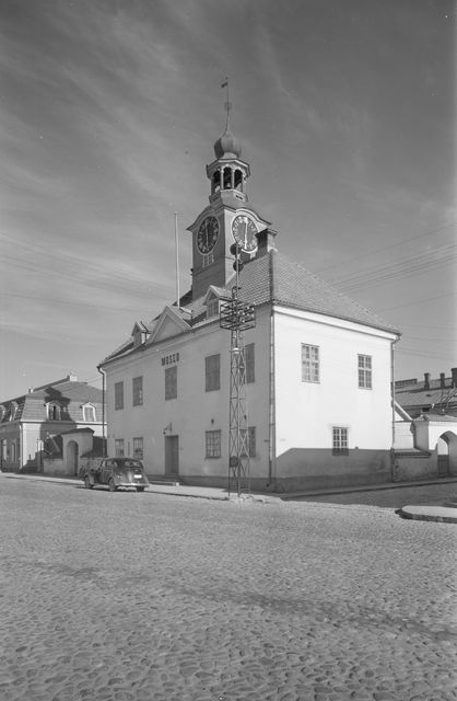 Turku City Architect Christian Friedrich Schröder designed, in 1776 graduated from Rauma Museum, former Rail Room