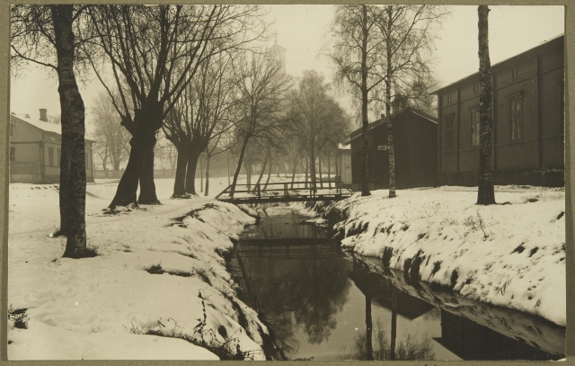Raumanjoki in winter