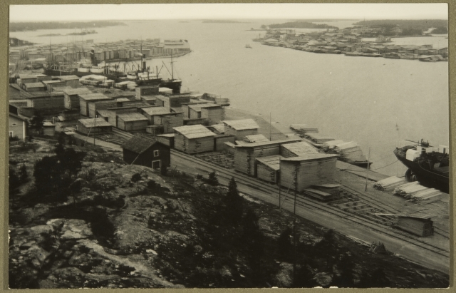Storage area in Rauma port