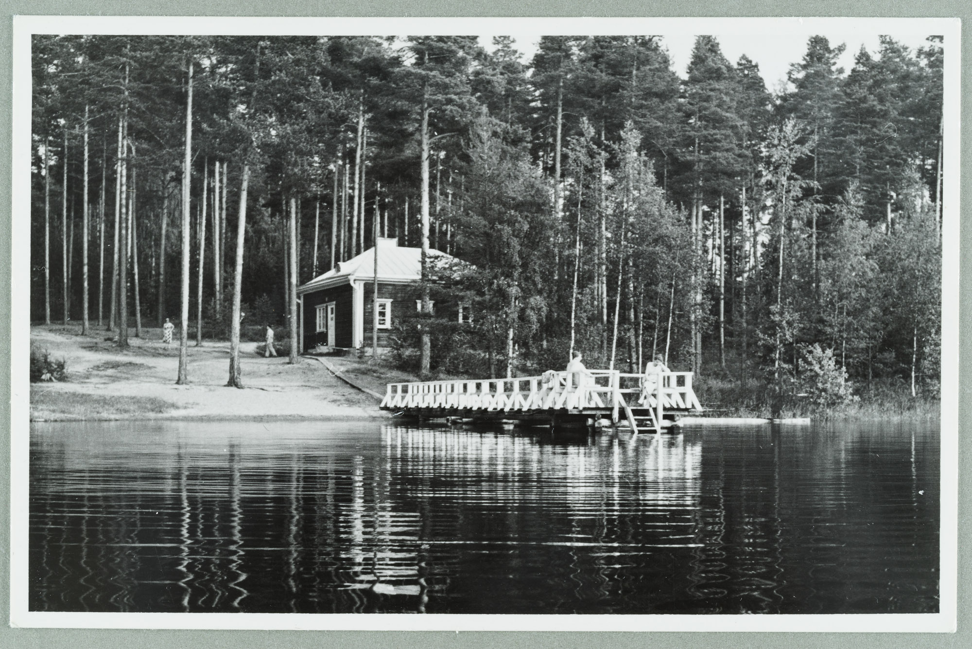 Sauna and roof of Valtion Hotel/Punkaharjun Lomakyla