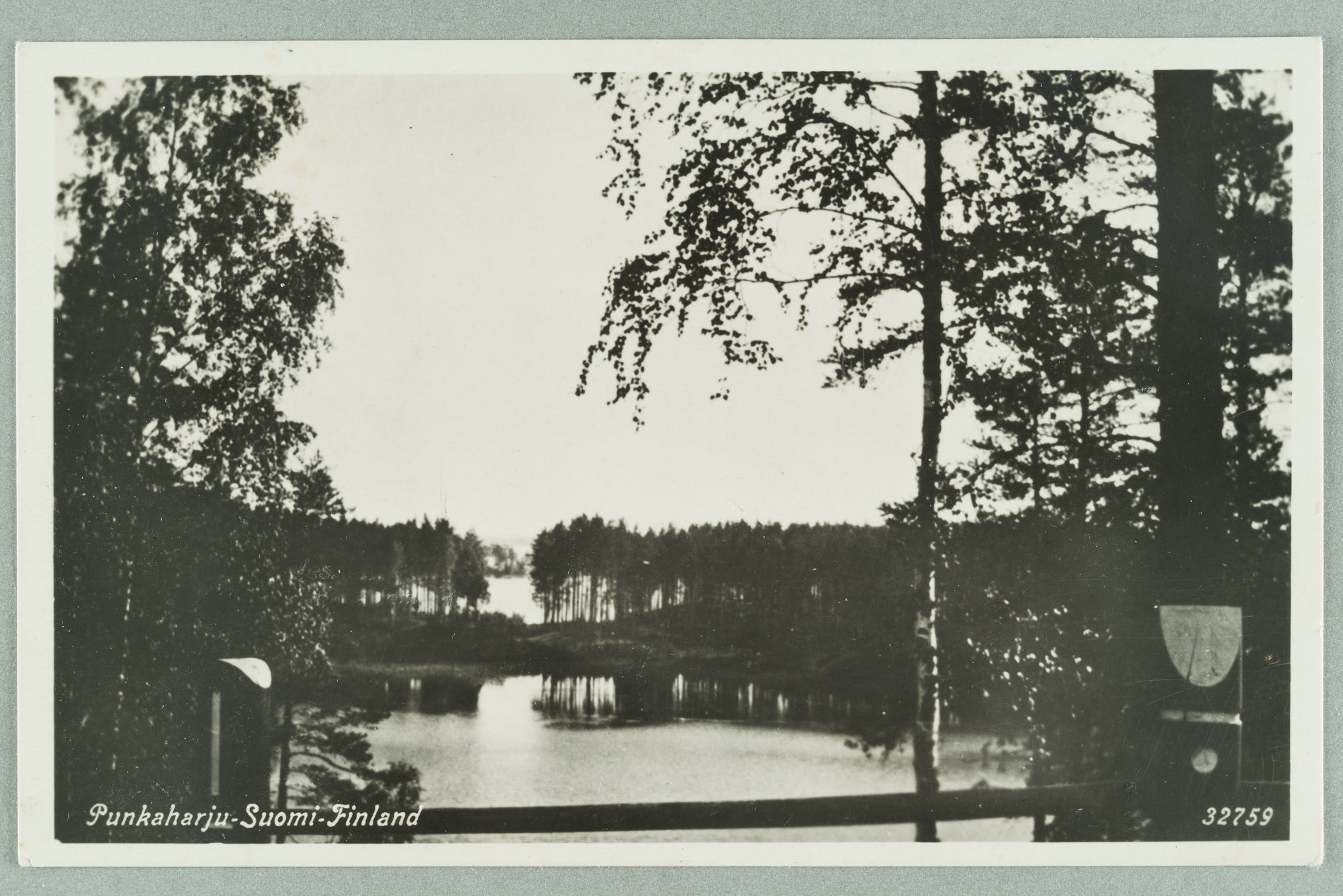 Sight Line: Nervander mound-bark-bark Lahti Niemi-Saari Church