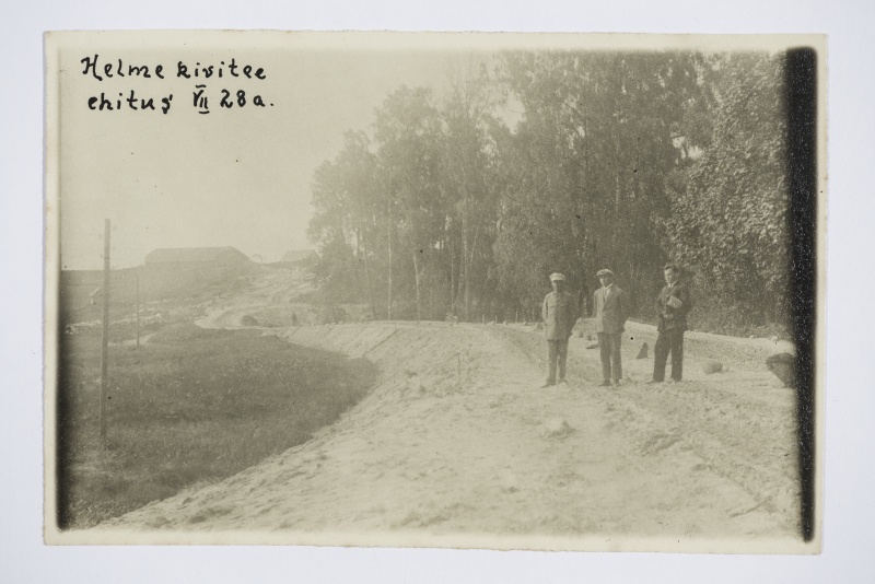 Helme kivitee ehitus 1928