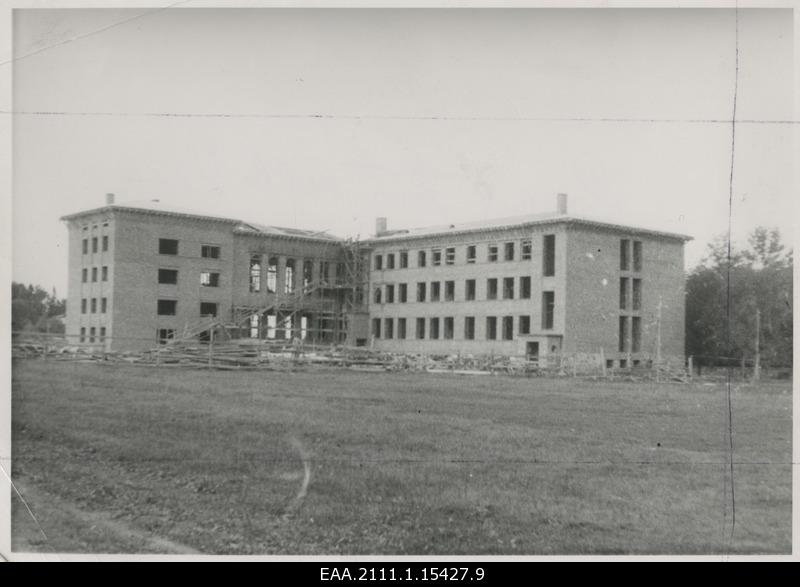 Construction of the building in Tartu