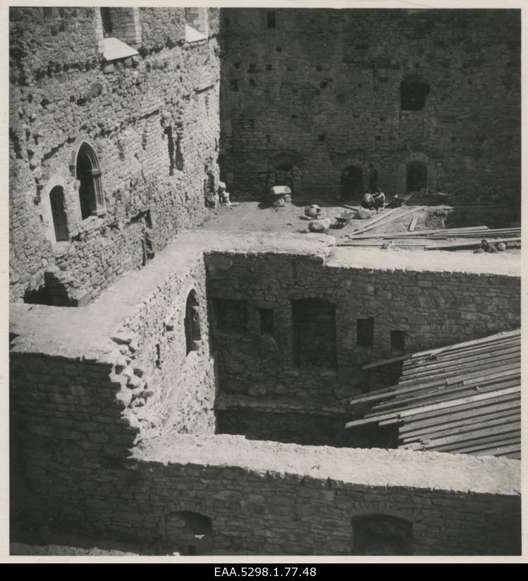 View of Padise monastery's western wing