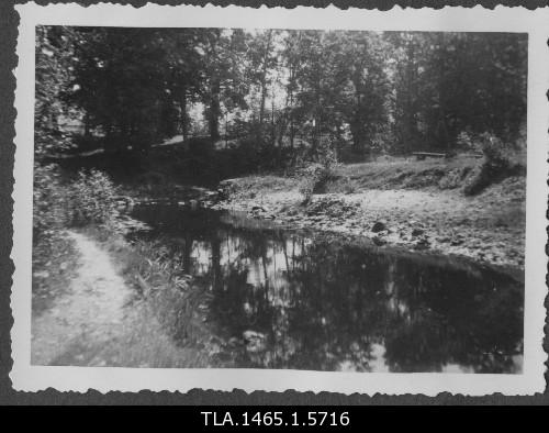 The river of the monastery under the Old Mountain near the Padise monastery.