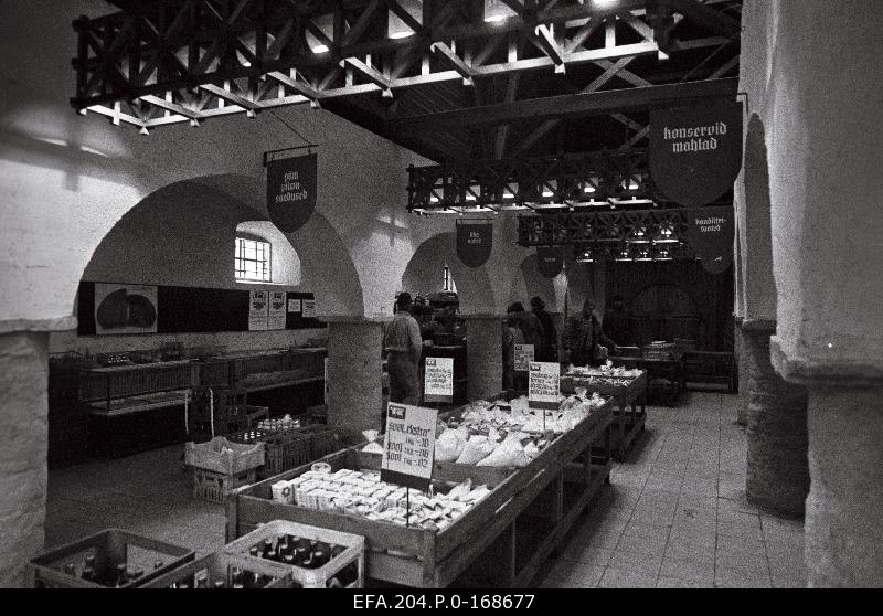 A rebuilt store from the old horse hall in Koidula collhose on Padis.