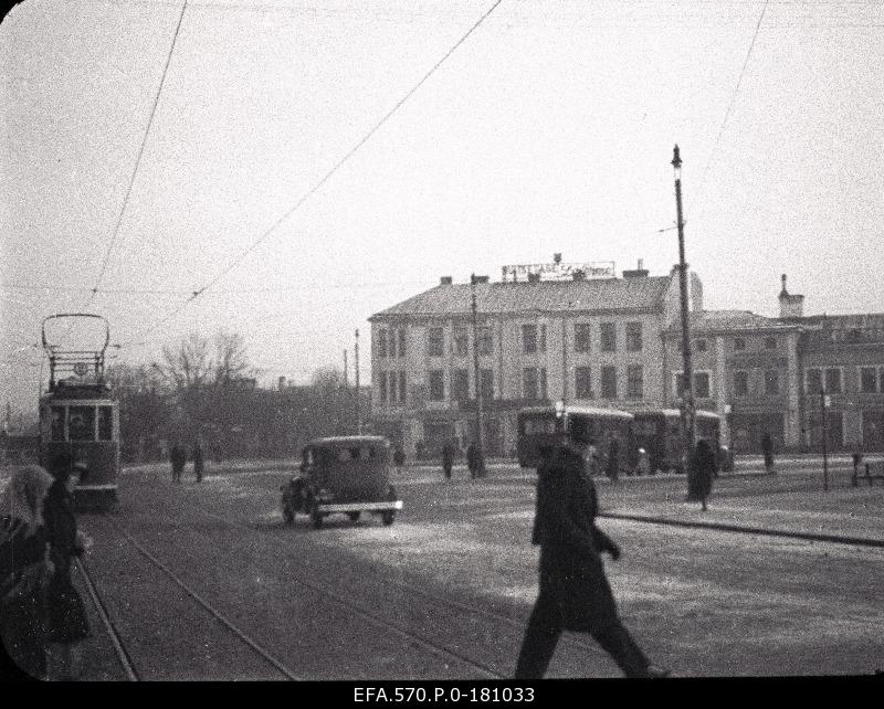 Tramway in Tallinn.