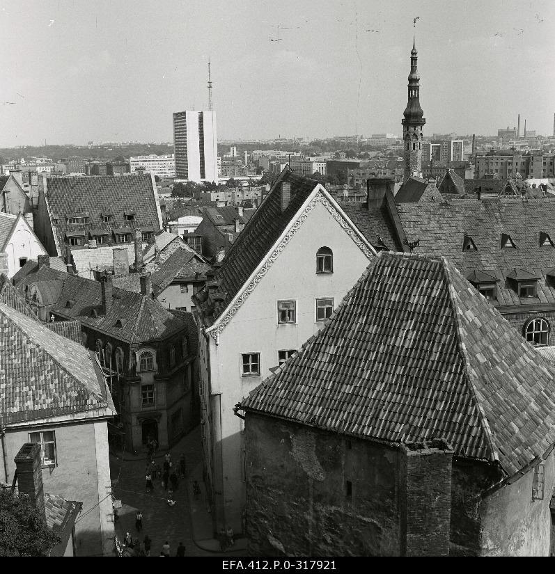 View at midday from Toompea to the Old Town.