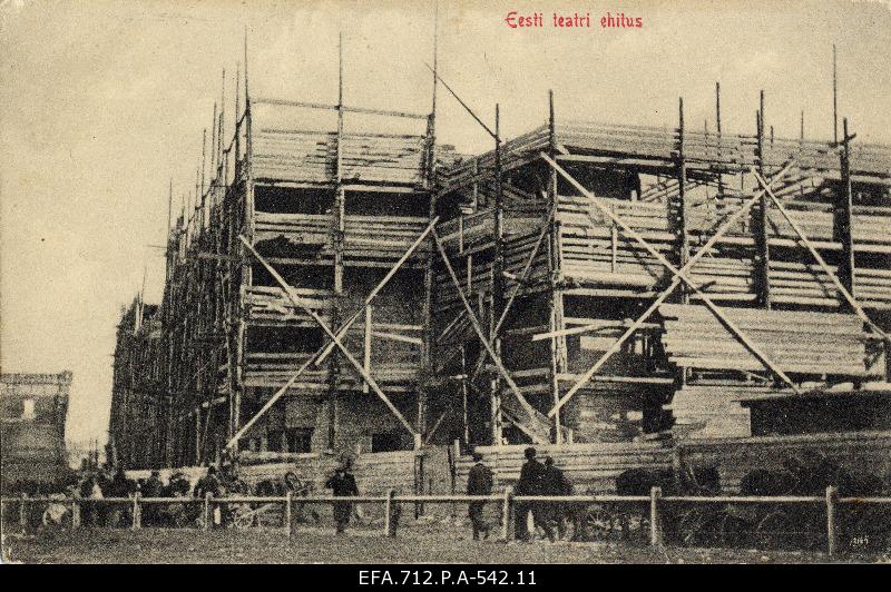 Theatre Estonia construction.