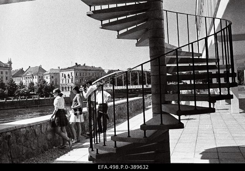 Restaurant Kaunase staircase.