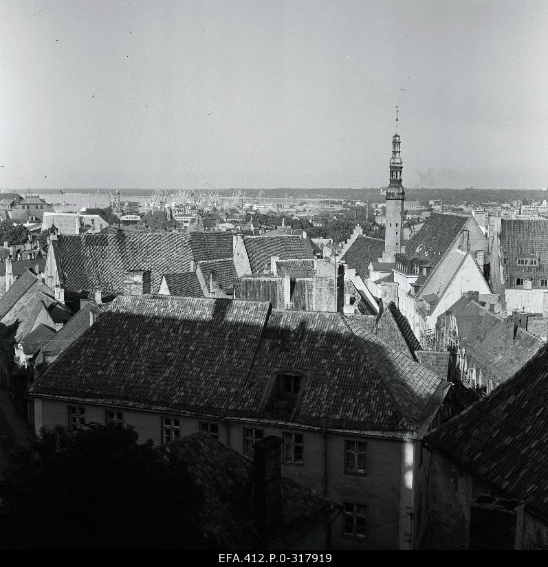 View at midday from Toompea to the Old Town.