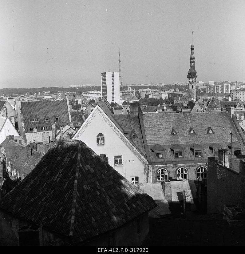 View at midday from Toompea to the Old Town.