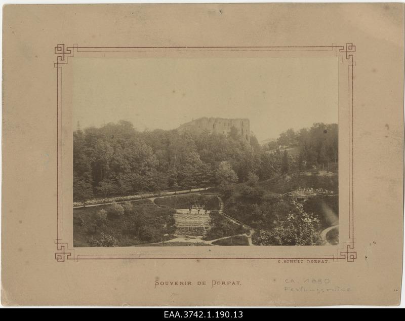 General view of the ruins of Tartu Toomkirik