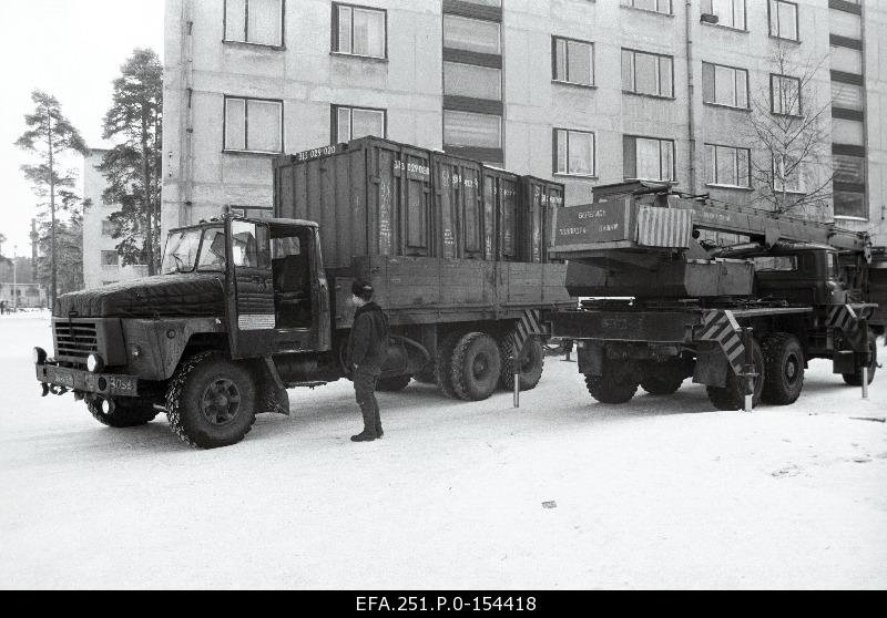 Ämari settlement, where the Russian army control station is located.