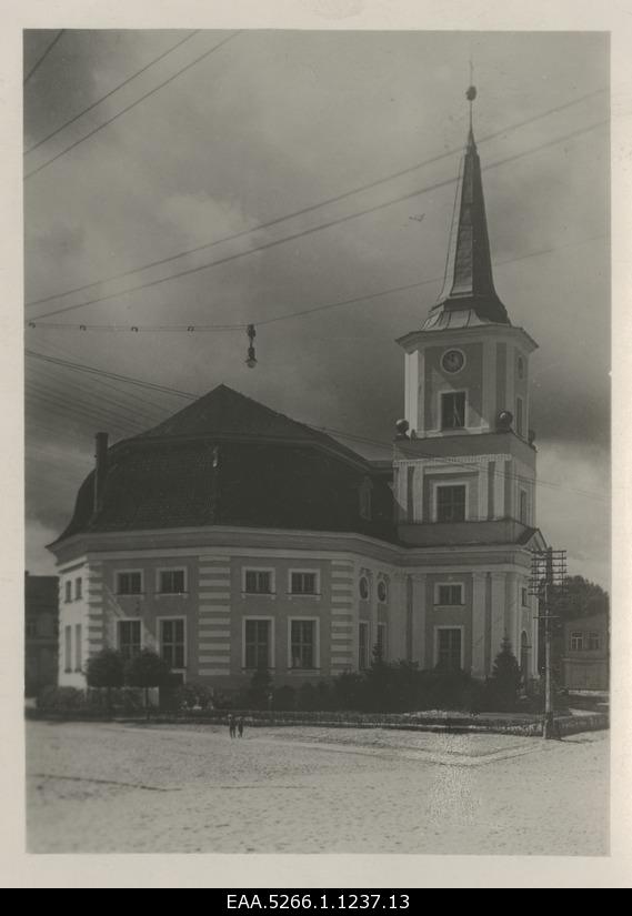 Valga Lutheran Church. Photo postcard