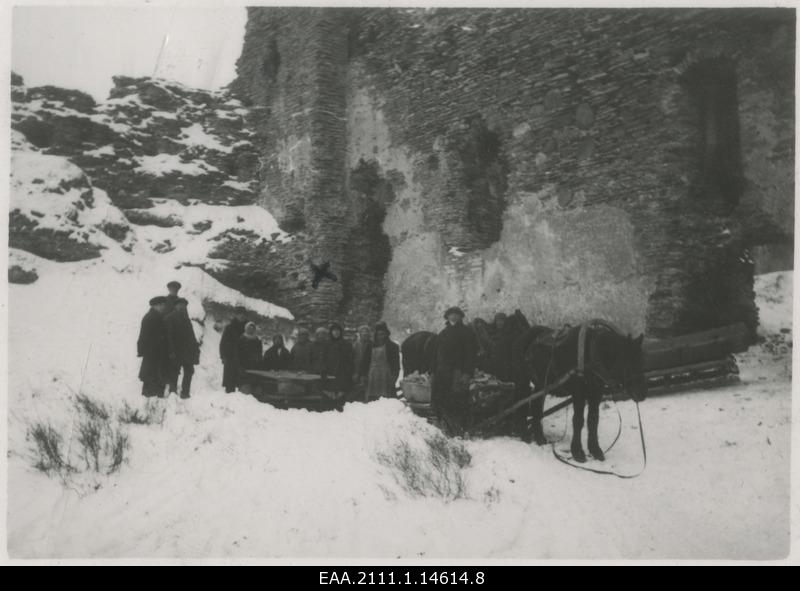 A group of people at Rakvere Castle