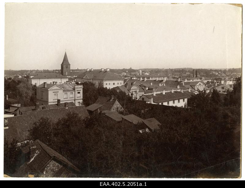 View of Tartu city centre from Toomemäe