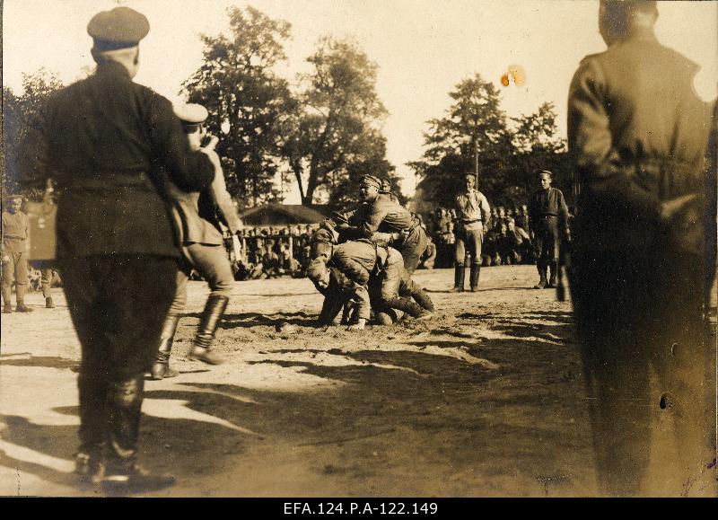 Landscape Competition in Russian 184. Warsaw Footway sports games in Riga, summer 1917.