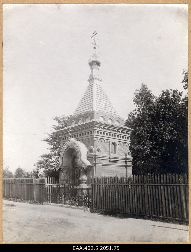 View of the Mausoleum of the Mausoleum of the Mausoleum of the Mausoleum of the Men’s Family on Kalmistu Street in Tartu