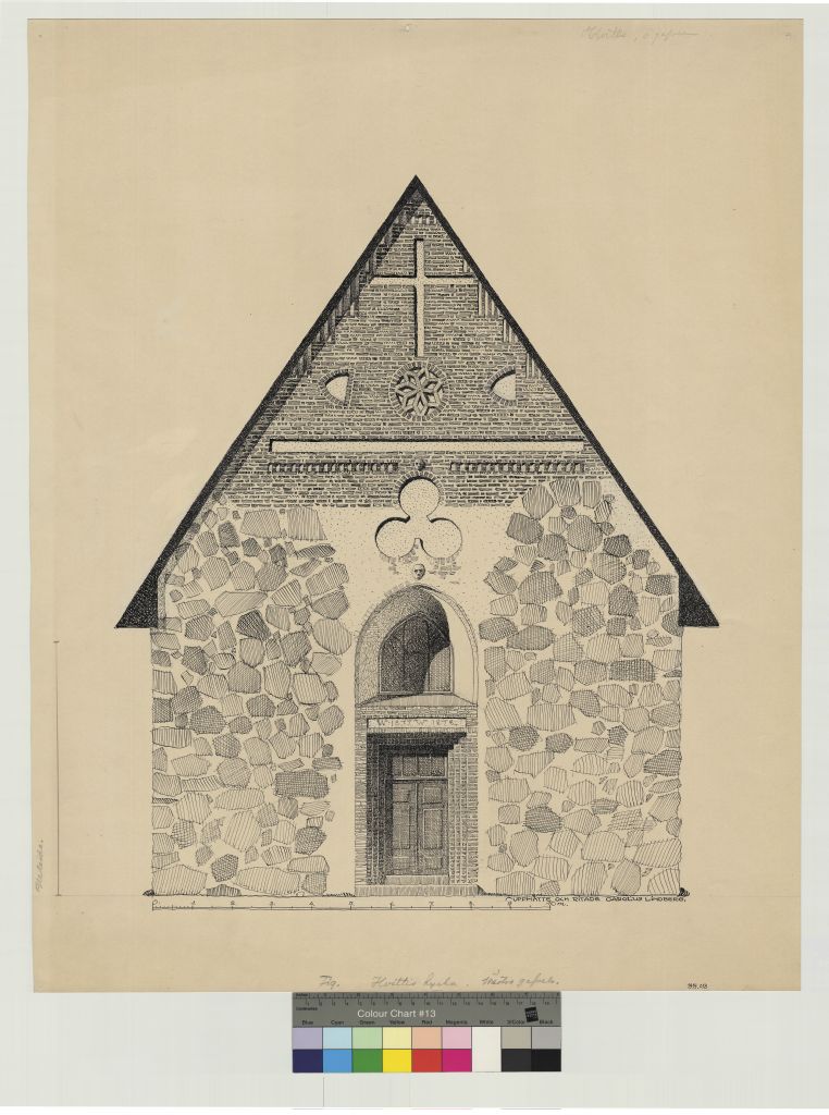 Church of Huittists, measurement drawing