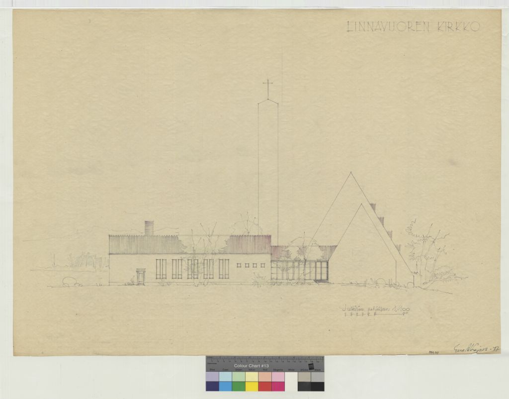 Castle Mountain Church, measurement drawing