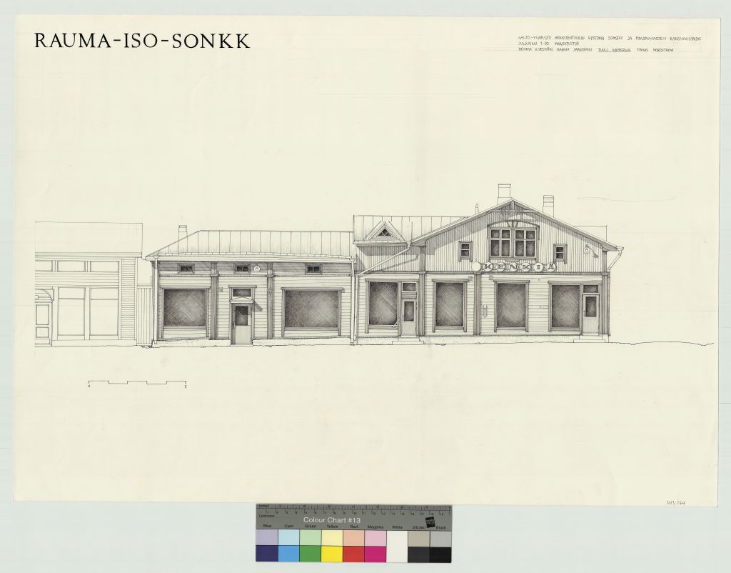 Large-Sonkin house, measurement drawing
