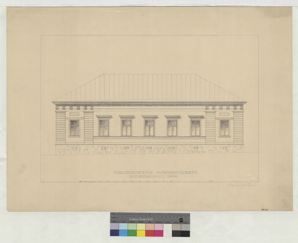 Bulevardi 5, Helsinki, measurement drawing