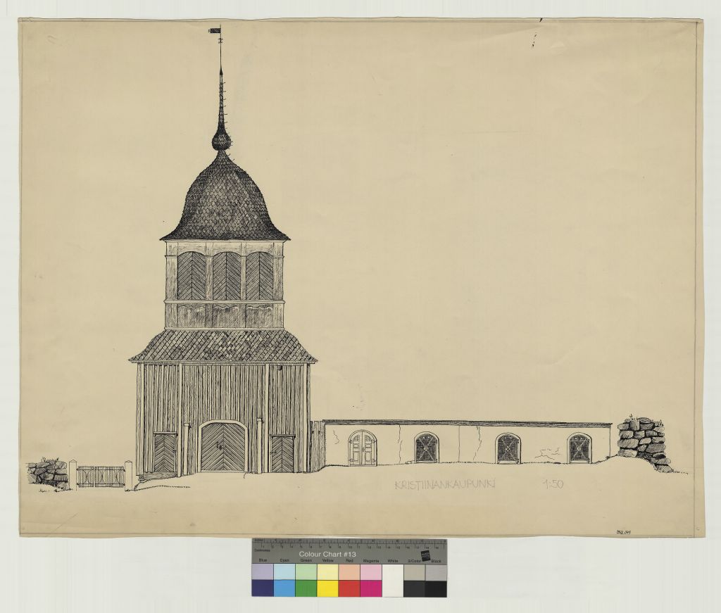 Ulrika Eleonora Church, measurement drawing