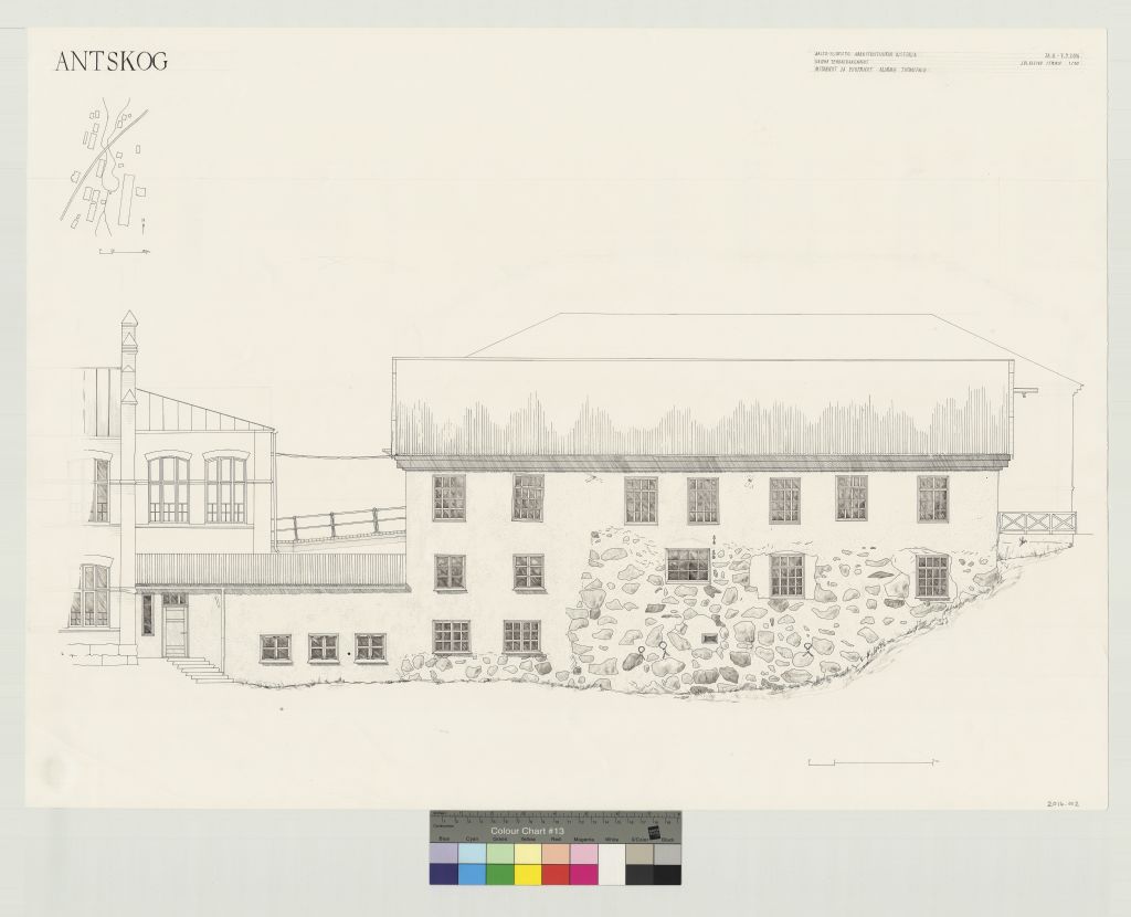 Antskogi rookie buildings, measurement drawing