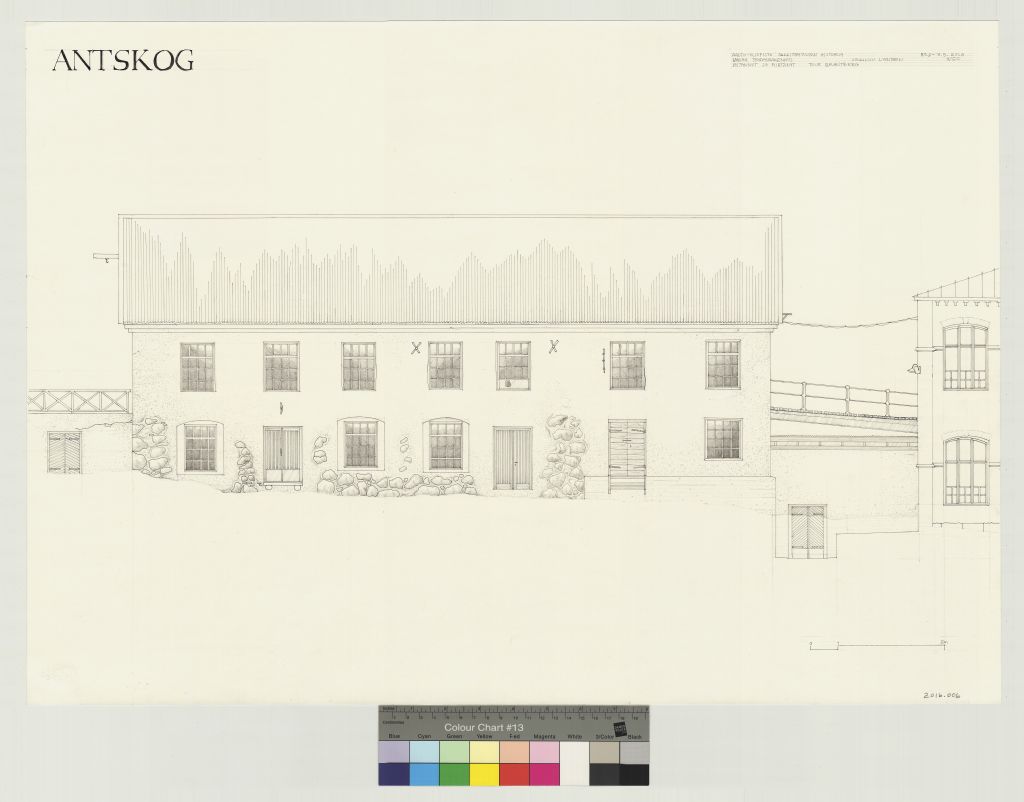 Antskogi rookie buildings, measurement drawing