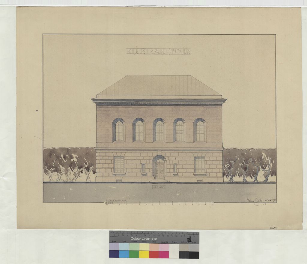 Clue building, measurement drawing