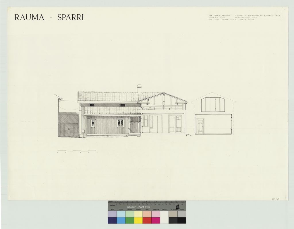 Spärri, measurement drawing