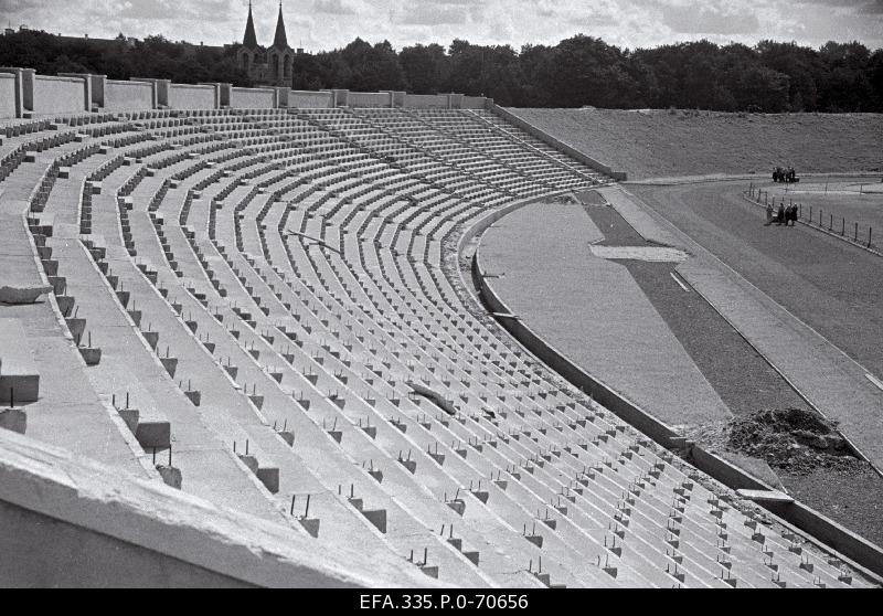 View of the stadium called Komsomol.