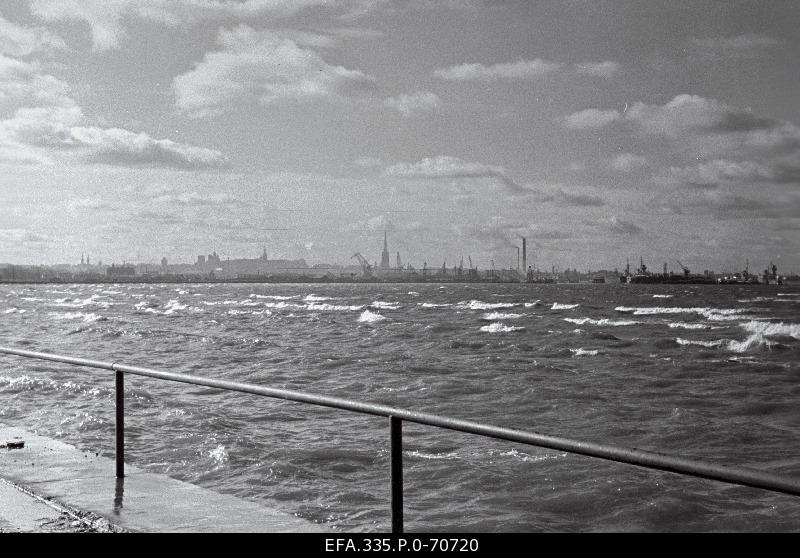 View from Pirita to the city.