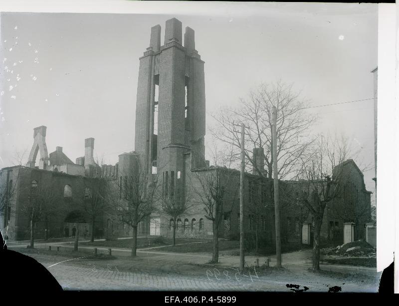 The ruins of the Paulus Church.