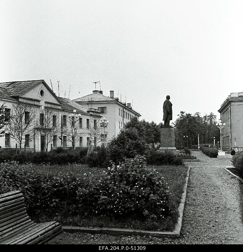 View of the Winning Square in Jõhvis.