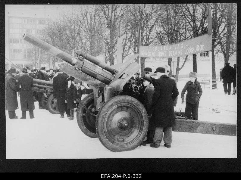 An exhibition "Articulous Army of the Councils Army" was held at the Freedom Square.