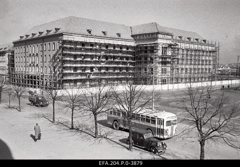 Construction of the Estonian Academy of Sciences of the Soviet Union on the Estonian puiestee.